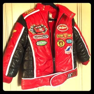 Cars Lightning McQueen toddler racing jacket